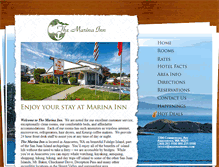 Tablet Screenshot of marinainnwa.com